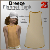 Breeze Fishnet Tank [2cute] Golden Grass