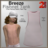 Breeze Fishnet Tank [2cute] Pink