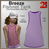 Breeze Fishnet Tank [2cute] Purple