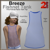 Breeze Fishnet Tank [2cute] Royal Blue