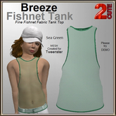 Breeze Fishnet Tank [2cute] Sea Green