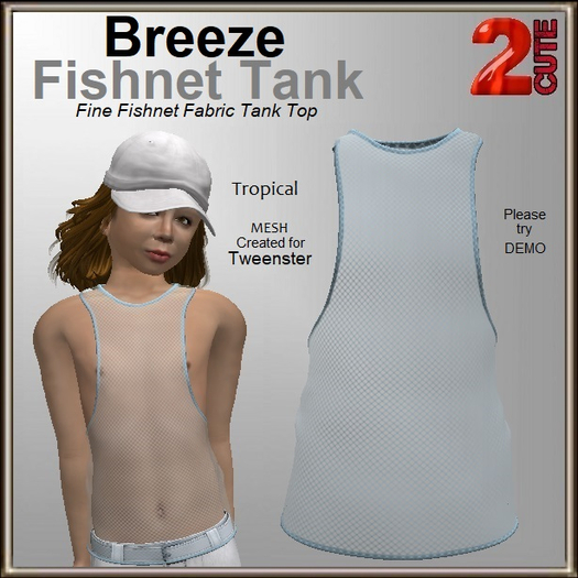 Breeze Fishnet Tank [2cute] Tropical
