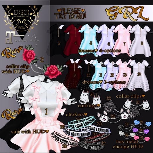 ERSCH - GRL Gacha MAITREYA 01 RARE Suit