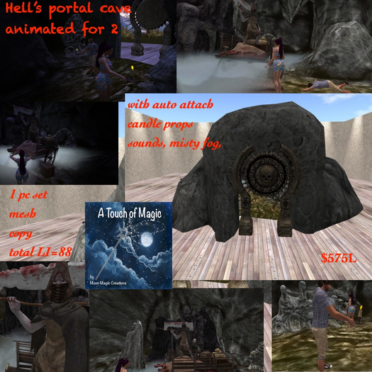 Hell's Portal Cave animated for 2 LI=88-BOX