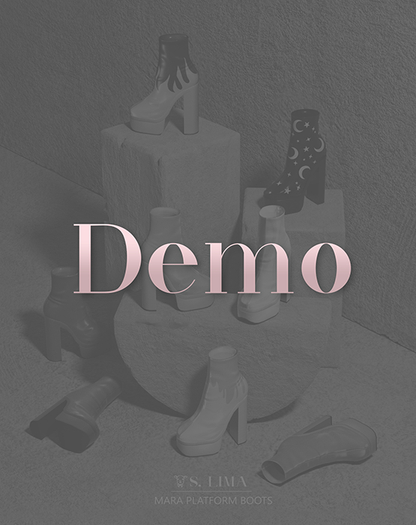 S. Lima - Mara Platform Boots !DEMO!