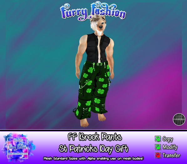 ~FF~ Brook Pants St Patricks Gift