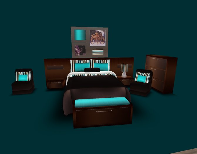 blue bedroom