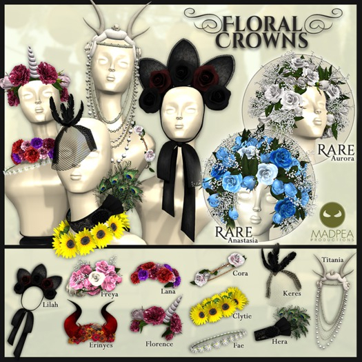 MadPea Floral Crowns - Cora