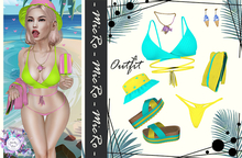 - MicRo - Outfit August Yellow Aqua