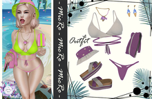 - MicRo - Outfit August Gray Purpl