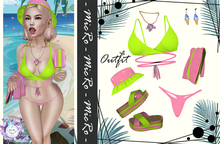 - MicRo - Outfit August Lime Pink