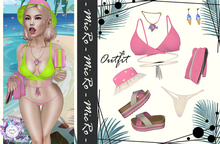 - MicRo - Outfit August Pink White