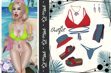 - MicRo - Outfit August Red Blue 