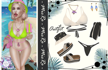 - MicRo - Outfit August White Black