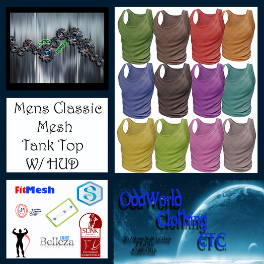 OCE - 12 Texture Solid Color Tank Top