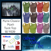 OCE - 12 Texture Solid Color Tank Top