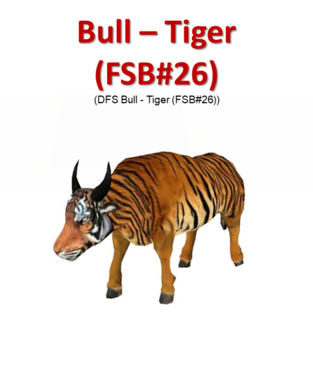 DFS Bull - Tiger (FSB#26) (Texture Only)