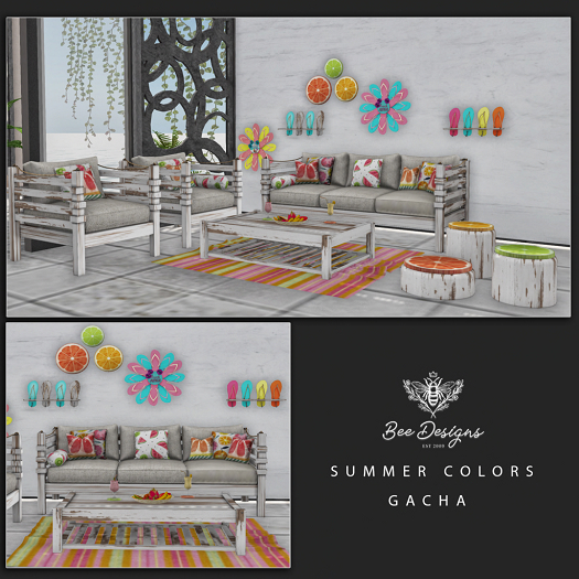 Bee Designs Summer Colors Gacha  3 UNCOMMON