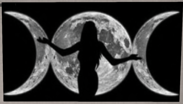Triple Moon Goddess - Wall Art