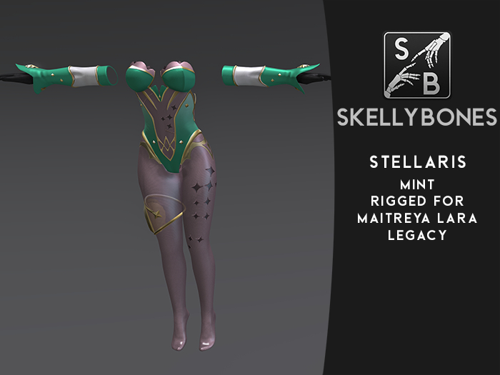 Skellybones --Stellaris Outfit - Mint for Maitreya Lara and Legacy