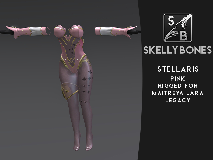 Skellybones --Stellaris Outfit - Pink for Maitreya Lara and Legacy
