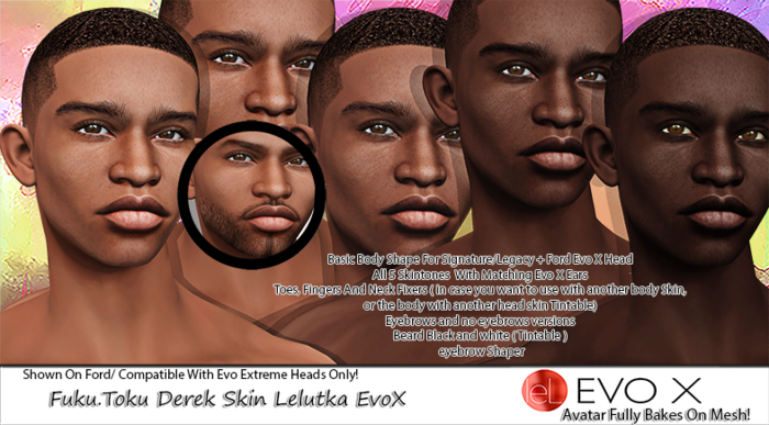 Fuku. toku DEREK SKIN LELUTKA EVOX