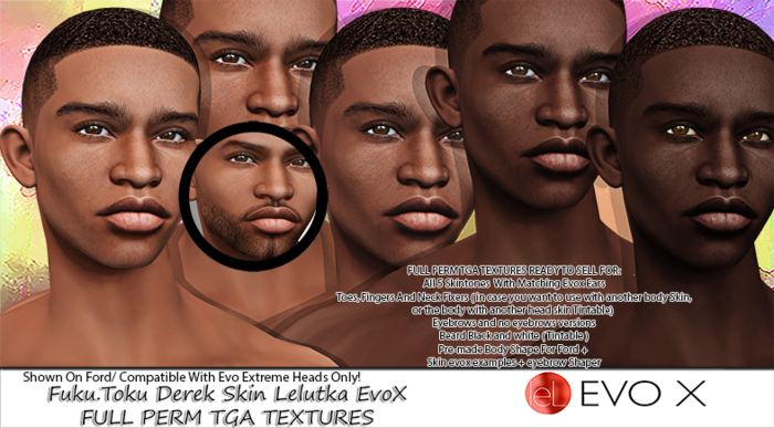 Fuku. toku DEREK SKIN LELUTKA EVOX FULL PERM TGA