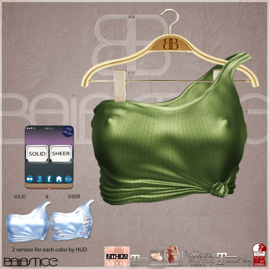 Baiastice_Dropped Strap Tank-Green