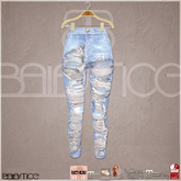 Baiastice_Destroyed Denim Jeans-Sky