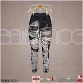 Baiastice_Destroyed Denim Jeans-Onyx