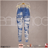 Baiastice_Destroyed Denim Jeans-Azure