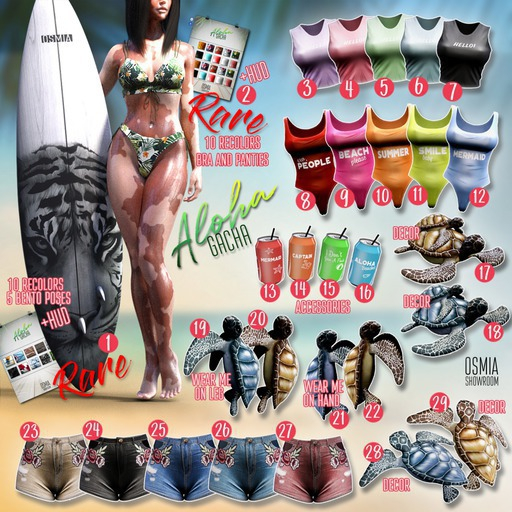 OSMIA - Aloha.Gacha.Body - Orange - Maitreya