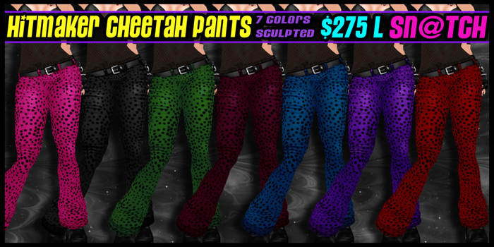 :::Sn@tch Hitmaker Cheetah Pants:::
