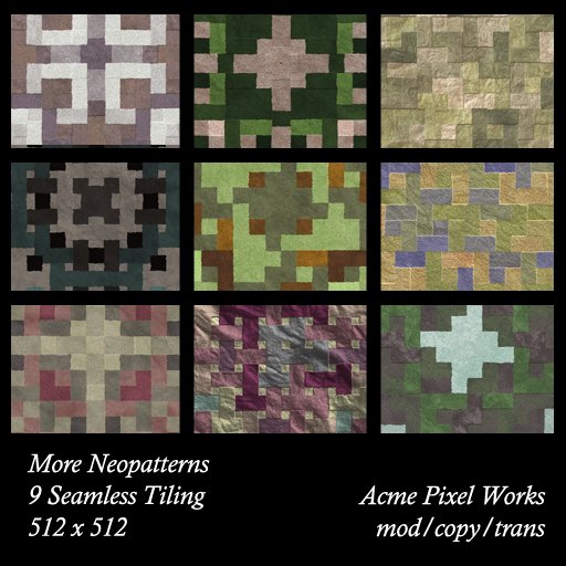 Textures - More Neopatterns