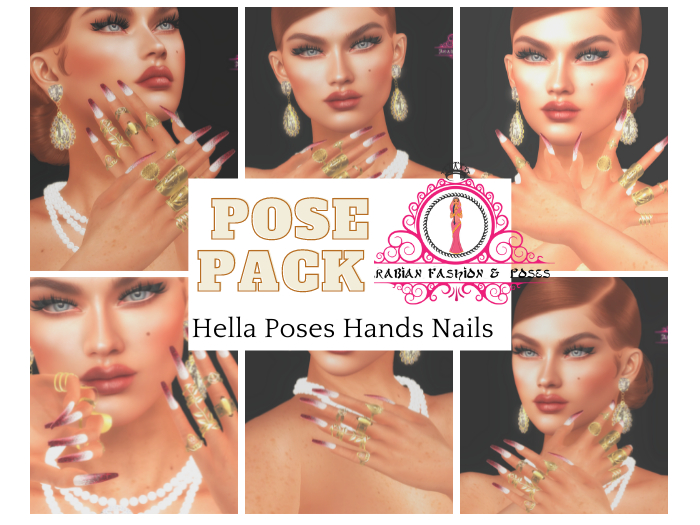 Pack Hella Pose Hands Nails