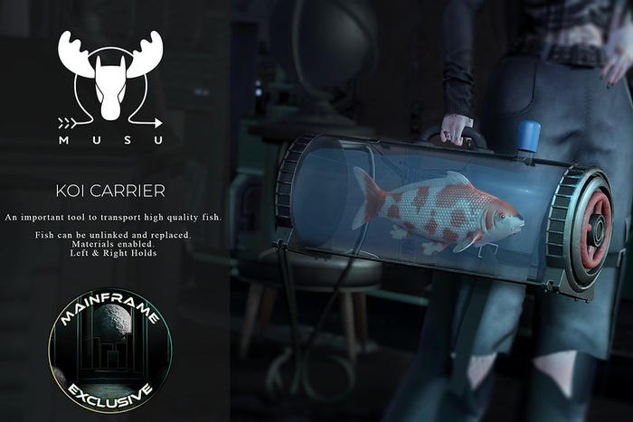 -MUSU- Koi Carrier Black