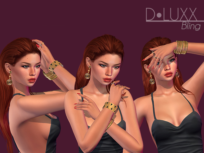 D.Luxx Poses - Bling - Set of 3 Bento poses