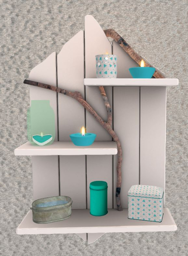 Teal Root Shelf (Boxed)