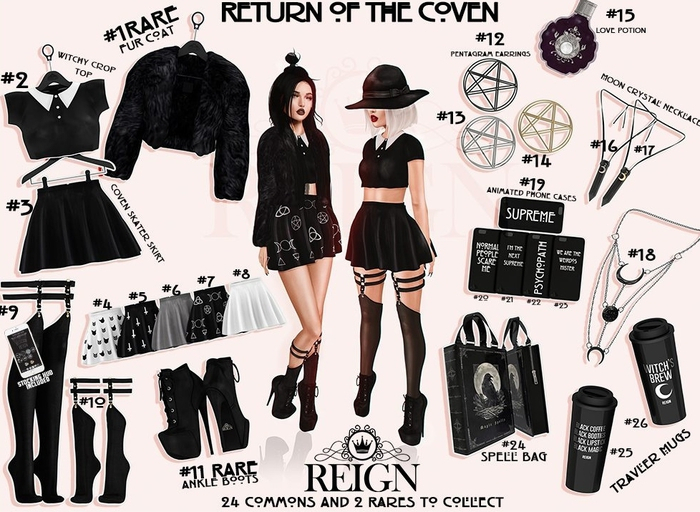 REIGN.- MONGOMERY FUR COAT (FREYA) #1 RARE