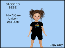 Steph-0-Bee's  - I don't Care - Unicorn (Bebe)