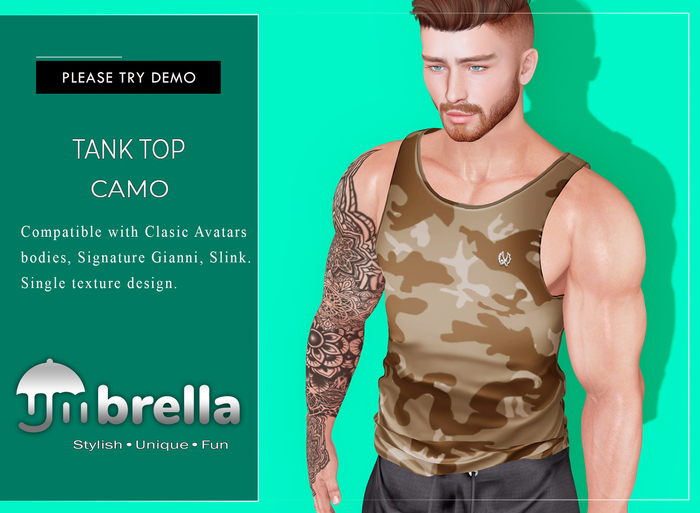UMbreLLa - Camo Tank Top SIGNATURE/SLINK