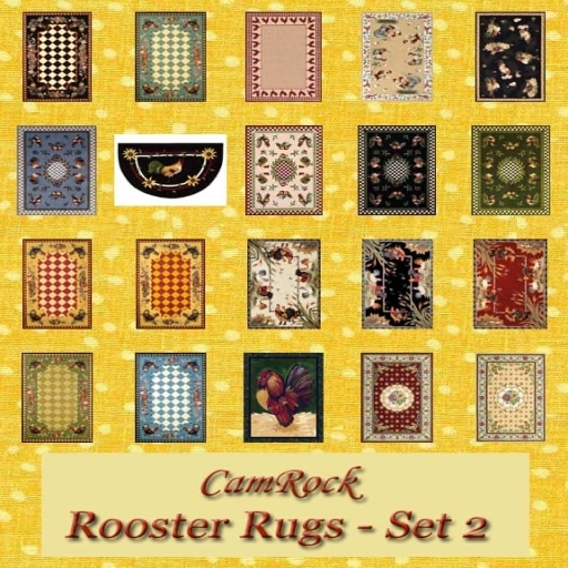 CamRock Textures - Rugs Rooster Set 02