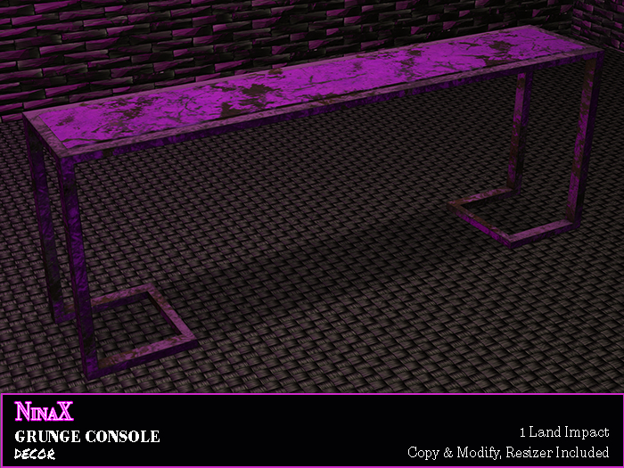 NinaX: Grunge Console Purple