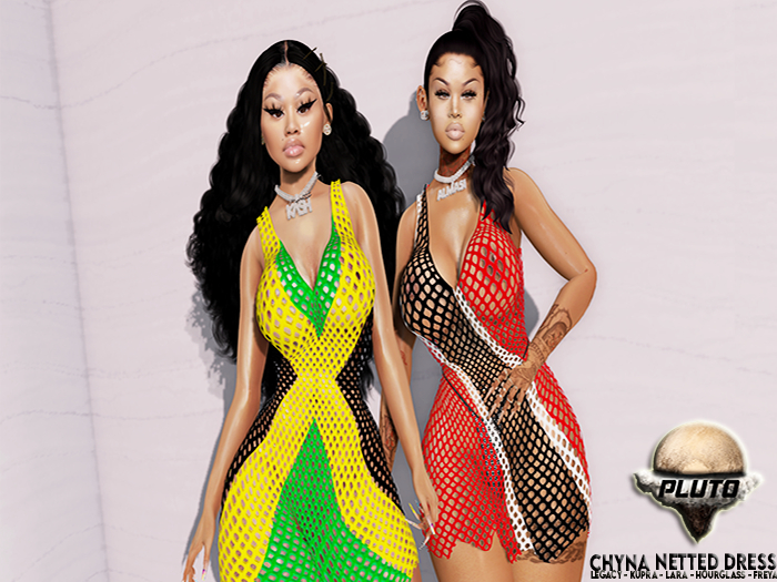 Pluto : Chyna Netted Dress Fatpack