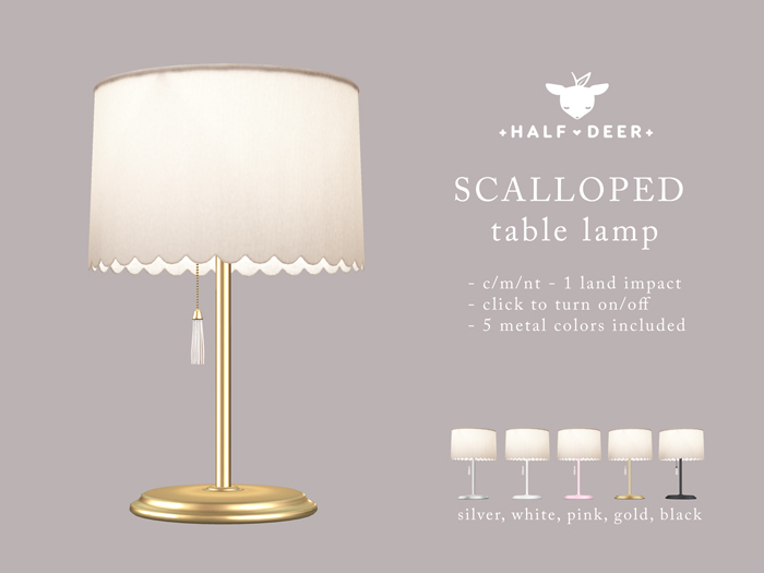 Table Lamp [Scalloped]