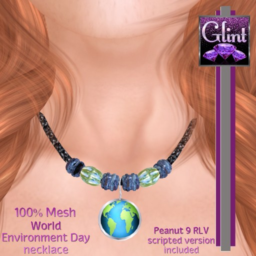 .:Glint:. World Environment Day necklace Box