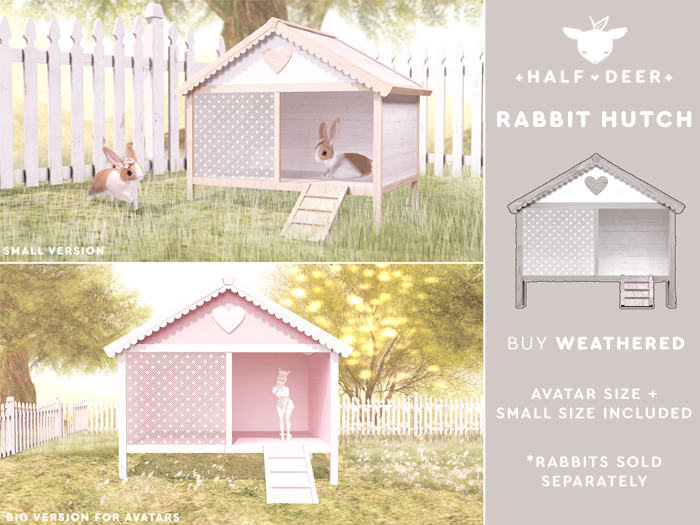 Rabbit Hutch / Coop [Weathered]