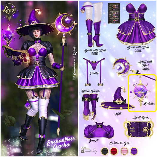 Luas Enchantress Orbiter Red Gacha