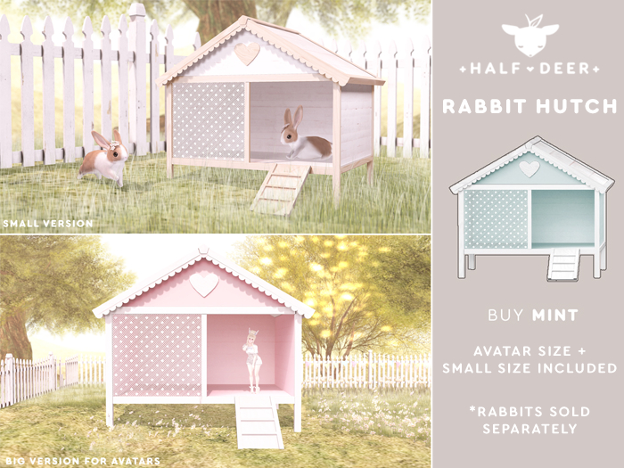 Rabbit Hutch / Coop [Mint]
