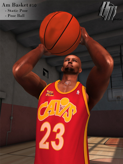 Am Pose Basketball #10 